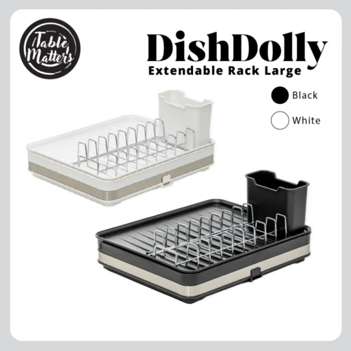 DishDolly Large Extendable Dish Drainer Rack