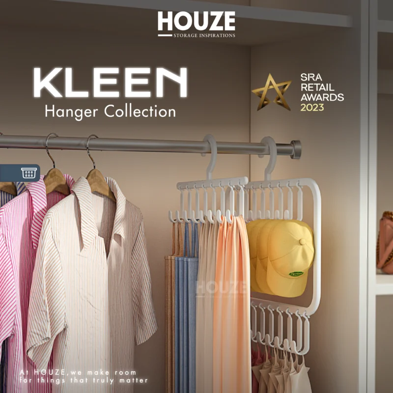 [Buy 2 Get 1] HOUZE - 'KLEEN' Multi Use Hanger Collection